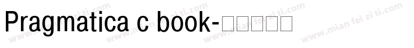 Pragmatica c book字体转换